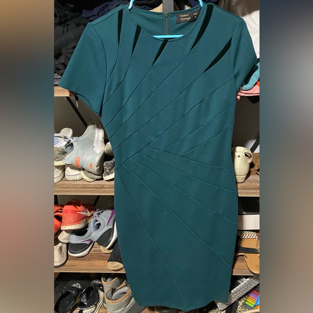 Teal Bodycon Dress